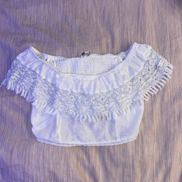 WHITE AMERICAN EAGLE TOP - Picture 1 of 5